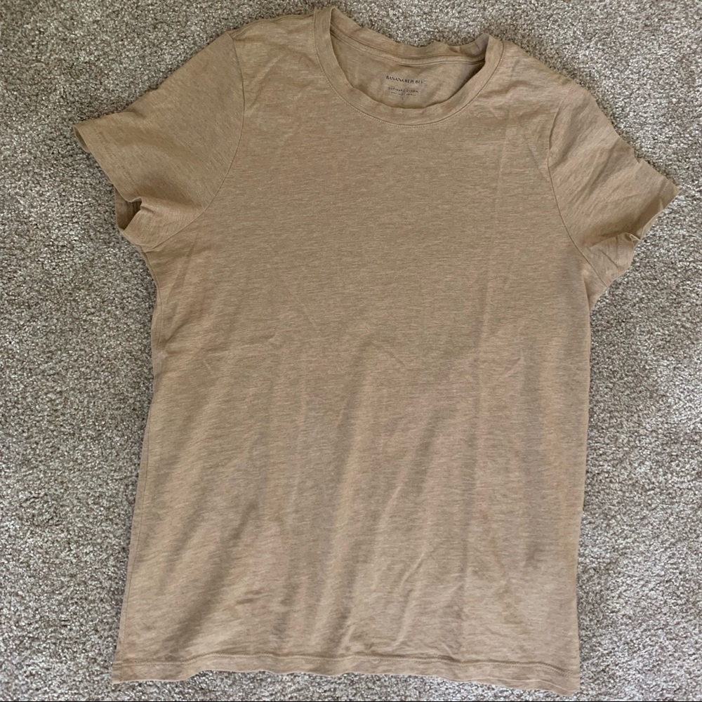 Banana Republic Tan T-shirt